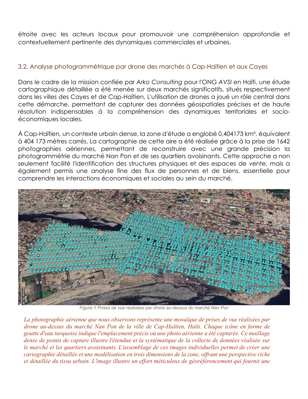 Orthophoto marché Nan Pon