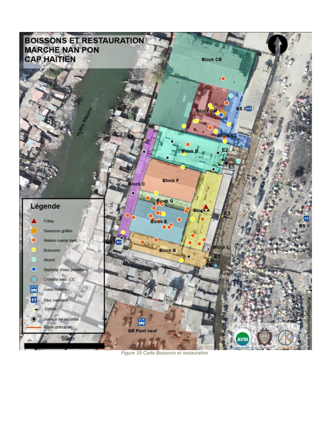 Carte boissons et restauration