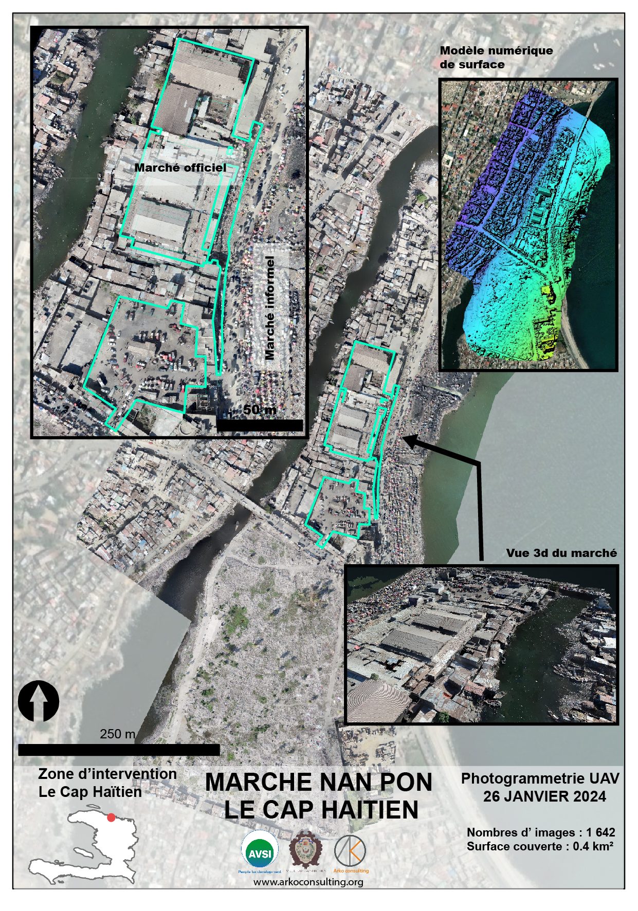 Carte générale Le Cap
