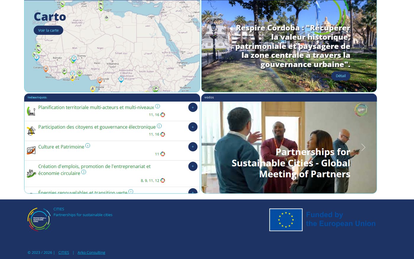 P4SC thématiques urbaines